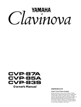 Yamaha CVP-85A Manuale del proprietario