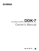 Yamaha DDK-7 Manuale del proprietario