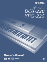 Yamaha DGX-220 YPG-225 Manuale utente