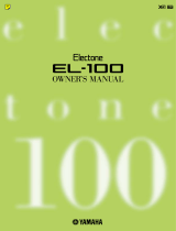 Yamaha EL-100 Manuale del proprietario
