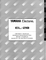 Yamaha EL-28 Manuale del proprietario