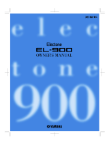 Yamaha EL-900 Manuale del proprietario
