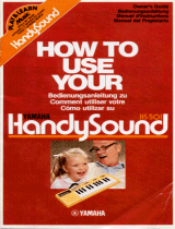 Yamaha HandySound HS-501 Manuale del proprietario