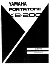 Yamaha KB-200 Manuale del proprietario