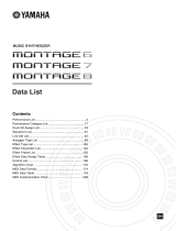 Yamaha MONTAGE6 Scheda dati