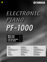 Yamaha PF-1000 Scheda dati