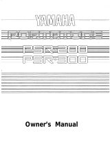 Yamaha PSR-R300 Manuale del proprietario