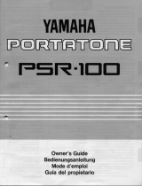 Yamaha Portatone PSR-100 Manuale del proprietario