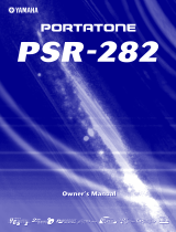 Yamaha Portatone PSR-282 Manuale utente