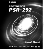 Yamaha Portatone PSR-292 Manuale utente