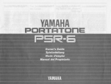 Yamaha PSR-6 Manuale del proprietario