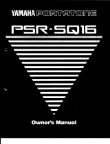 Yamaha PSR-SQ16 Manuale del proprietario
