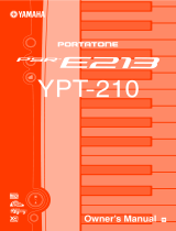 Yamaha YPT-210 Manuale del proprietario