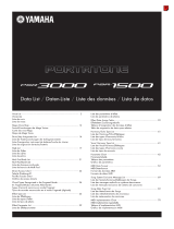 Yamaha PSR-3500 Scheda dati