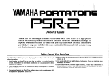 Yamaha PSR-3 Manuale del proprietario