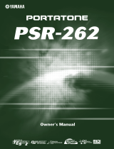 Yamaha psr-262 Manuale utente