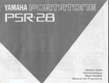 Yamaha PSR-28 Manuale del proprietario