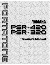 Yamaha PSR-320 Manuale del proprietario