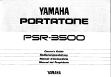 Yamaha Portatone PSR-3500 Manuale del proprietario