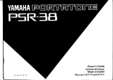 Yamaha PSR-38 Manuale del proprietario
