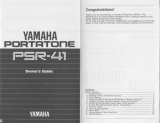 Yamaha PSR-41 Manuale del proprietario