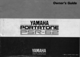Yamaha PSR-62 Manuale del proprietario