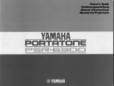 Yamaha PSR-6300 Manuale del proprietario