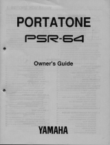 Yamaha PSR-64 Manuale del proprietario