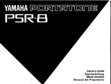 Yamaha PSR-8 Manuale del proprietario