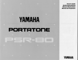 Yamaha Portatone PSR-80 Manuale utente