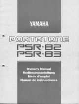 Yamaha PSR-83 Manuale del proprietario