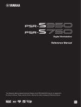 Yamaha PSR-S950 Manuale utente