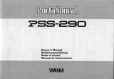 Yamaha PSS-290 Manuale utente