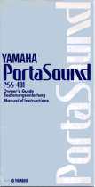 Yamaha PSS-401 Manuale del proprietario