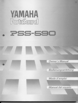 Yamaha PSS-590 Manuale del proprietario