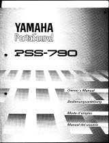 Yamaha PSS-790 Manuale del proprietario