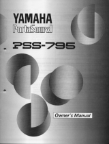 Yamaha PSS-795 Manuale del proprietario