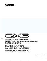 Yamaha QX-3 Manuale del proprietario