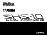 Yamaha SHS-10 Manuale del proprietario