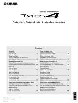 Yamaha TYROS 4 Manuale del proprietario