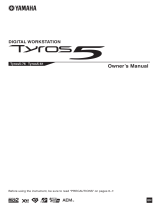 Yamaha Tyros5 Manuale del proprietario