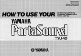 Yamaha TYU-40 Manuale del proprietario