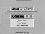 Yamaha PortaSound VSS-100 Manuale del proprietario