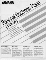 Yamaha YFP-70 Manuale del proprietario