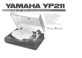 Yamaha YP-10 Manuale del proprietario