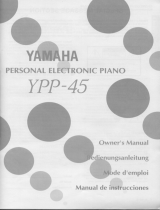 Yamaha YPP-45 Manuale del proprietario