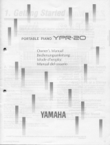 Yamaha YPR-20 Manuale del proprietario