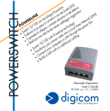 Digicom Power SWITCH 10-100 Manuale utente