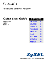 ZyXEL Communications PLA-401 Manuale utente