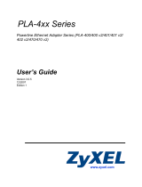 ZyXEL Communications Computer Accessories PLA-4xx Manuale utente